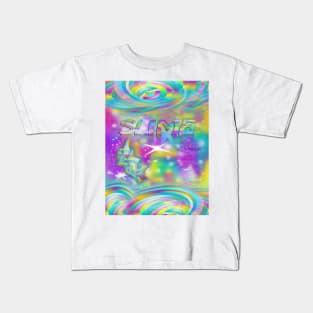 Swirl Slime Galaxy [3] Kids T-Shirt